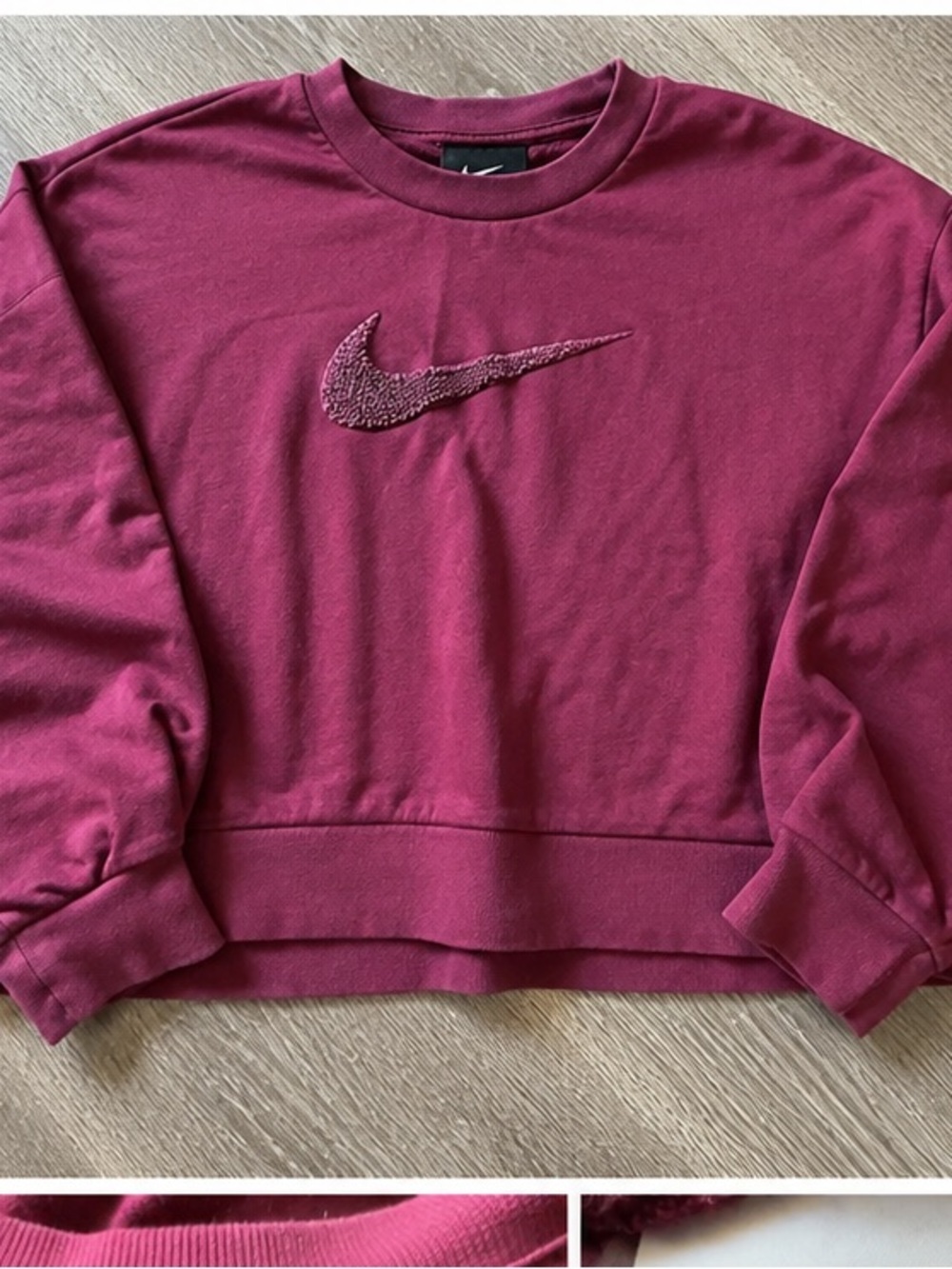 Nike Women's Crewneck Sweatshirt - Raspberry/Berry